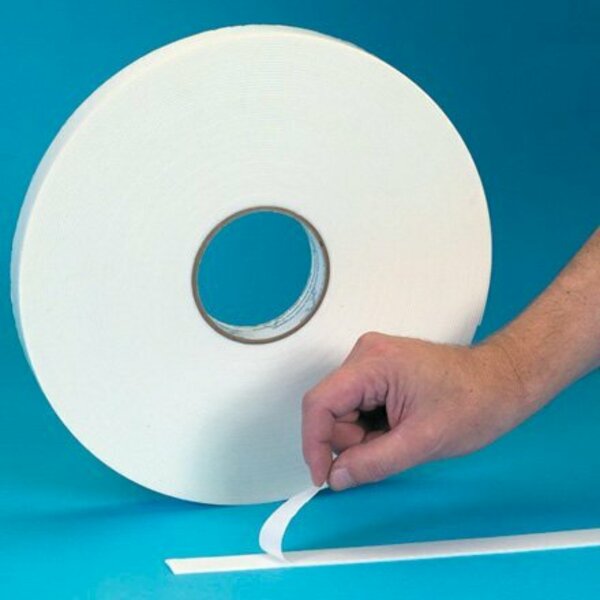 Bsc Preferred 1/2'' x 72 yds. 1/32'' White Tape Logic Double Sided Foam Tape, 2PK T9431162PK